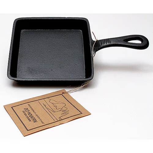 Old Mountain Cast Iron Preseasoned Square Skillet