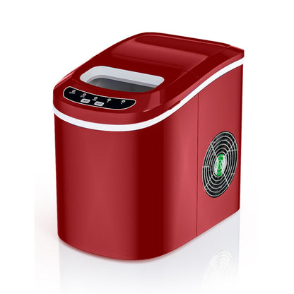 Mini Portable Compact Electric Ice Maker Machine-Silver - Color: Silver