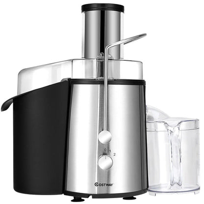 2 Speed Electric Juice Press for Fruit and Vegetable - Color: Silve