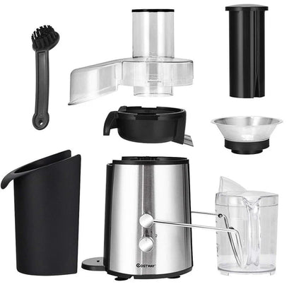 2 Speed Electric Juice Press for Fruit and Vegetable - Color: Silve