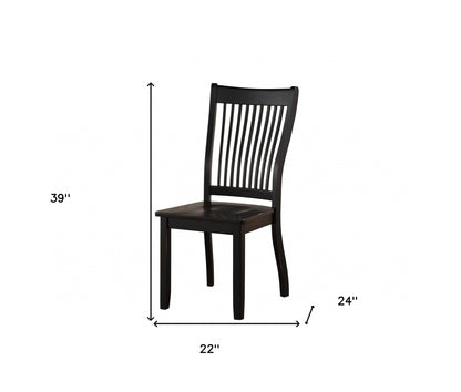 22 X 24 X 39 Black - Side Chair (Set-2)