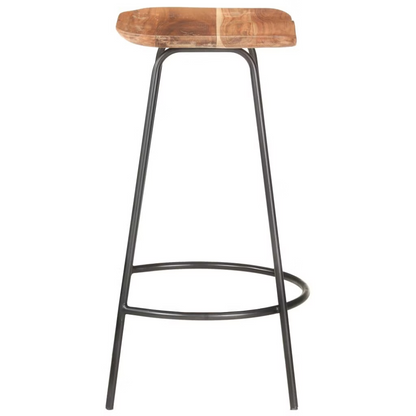 vidaXL Bar Stools 4 pcs Solid Acacia Wood