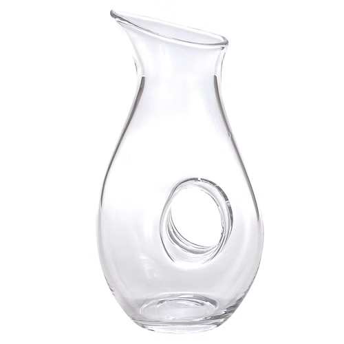 Mouth Blown Lead Free Crystal Pitcher 28 Oz