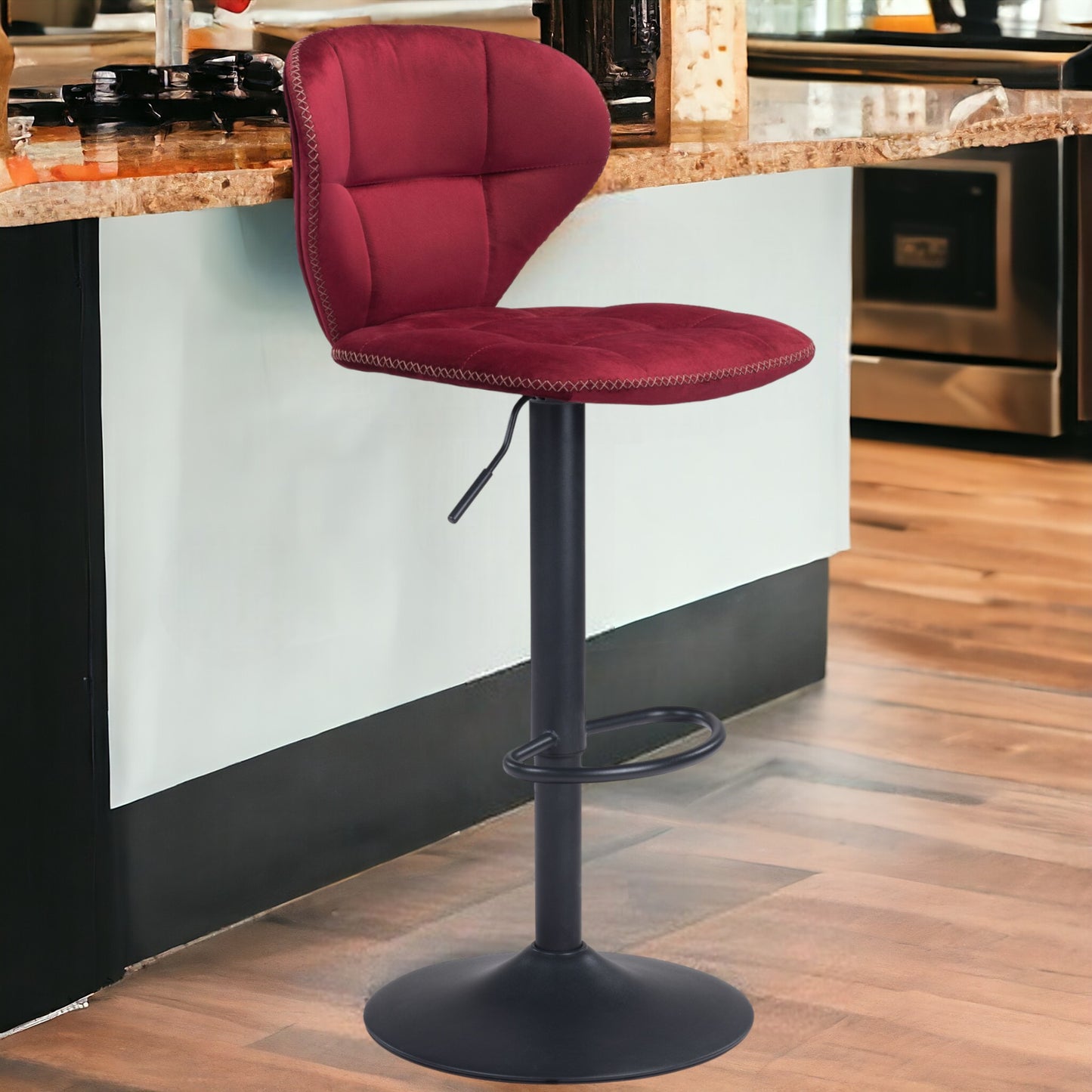 Salem Bar Chair Red