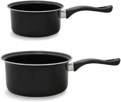 Brentwood 2 Piece Carbon Steel Sauce Pan Set