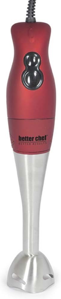 Better Chef DualPro Handheld Immersion Blender in Red IM-807R