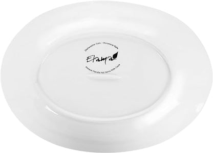 Elama 3 Tier Oval Plate Porcelain Serveware Set ELM-001