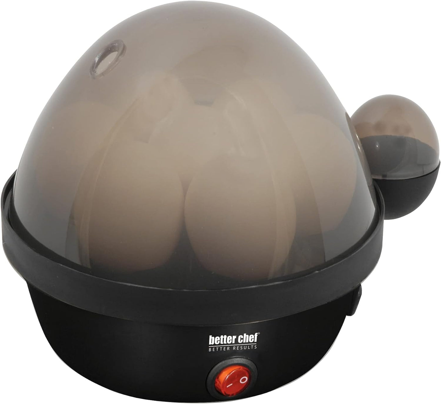 Better Chef 7-Egg Electric Egg Cooker in Black