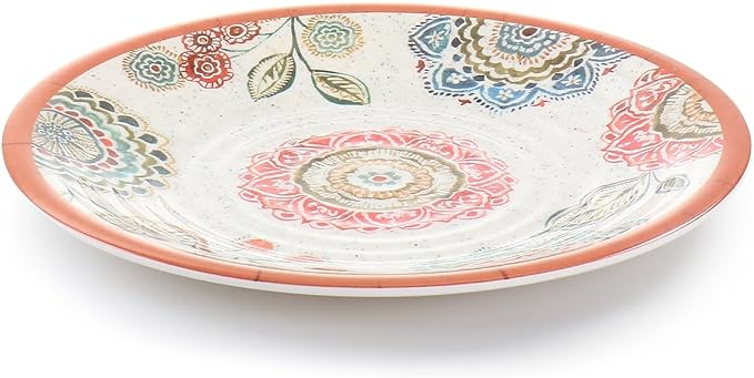 Elama Ester 12 Piece Melamine Dinnerware Set