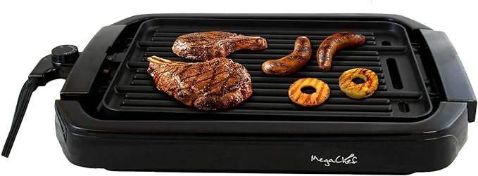 MegaChef Dual Surface Reversible Indoor Grill and Griddle MCG-107