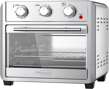 Brentwood 1700w 24 Quart Stainless Steel Convection Air Fryer Toaster Oven