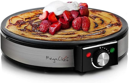 MegaChef Nonstick Crepe and Pancake Maker Breakfast Griddle MC-2900PM