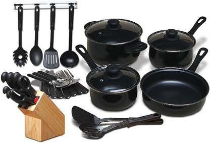 Gibson Home Total Kitchen 32 Piece Cookware Combo Set 64269.32