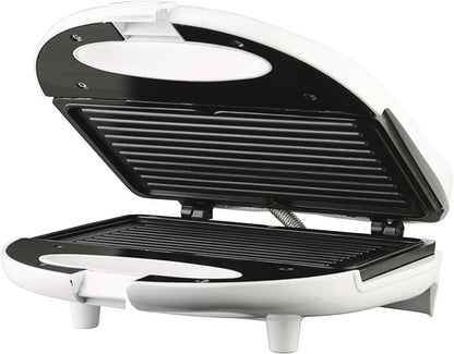 Brentwood Non Stick Panini Press and Sandwich Maker in White TS-245