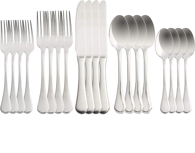 Gibson Home Classic Manchester 20-Piece Flatware Set