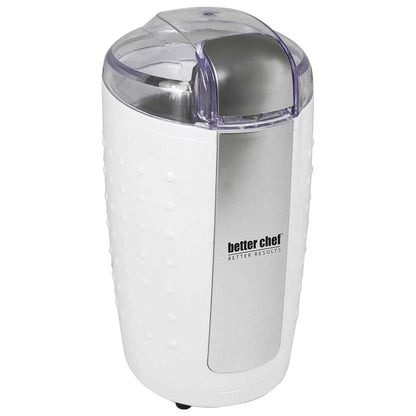 Better Chef 150-Watt Coffee Grinder, White