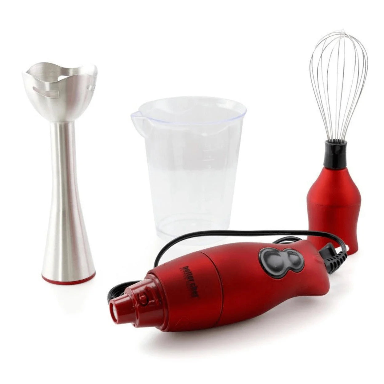 Better Chef DualPro Handheld Immersion Blender in Red IM-807R