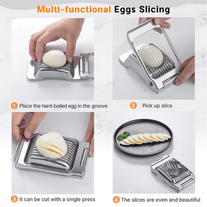 Egg Slicer for Hard Boiled Eggs Egg Cutter Strawberry Slicer