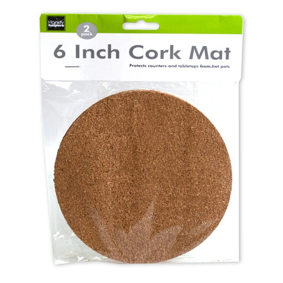 Case of 24 - Medium Cork Mat Set