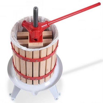 1.6 Gallon Fruit Wine Press Cider Juice Maker Tool - Color: Natural HW51296