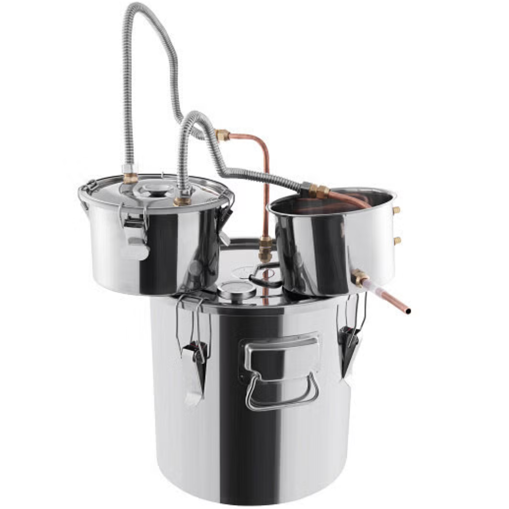 10 Gal 38 L Water Alcohol Distiller for DIY Whisky-10 Gal