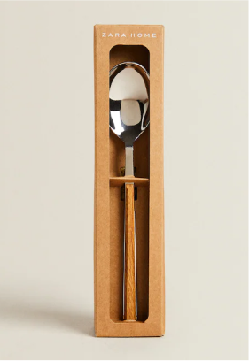 4 - Spoon Box With Wood-effect Handles