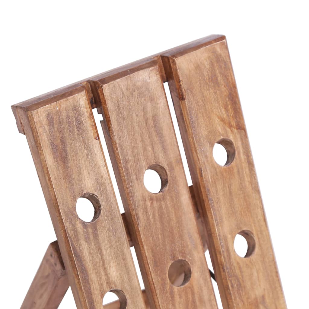 vidaXL Wine Rack for 15 Bottles 10.2"x19.7"x27.6" Solid Reclaimed Wood