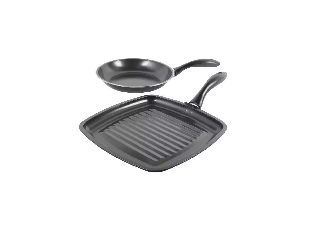 Gibson Westleton 2 piece Cookware Set Black