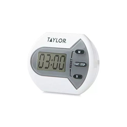 Taylor Precision Products Digital Timer Counts Up and Down for School, Learning,