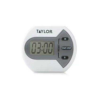 Taylor Precision Products Digital Timer Counts Up and Down for School, Learning,